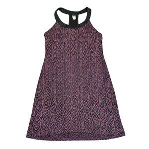 TITLE NINE Purple Pink Athletic Racerback Dress Nimblene Built In Bra Stretch M